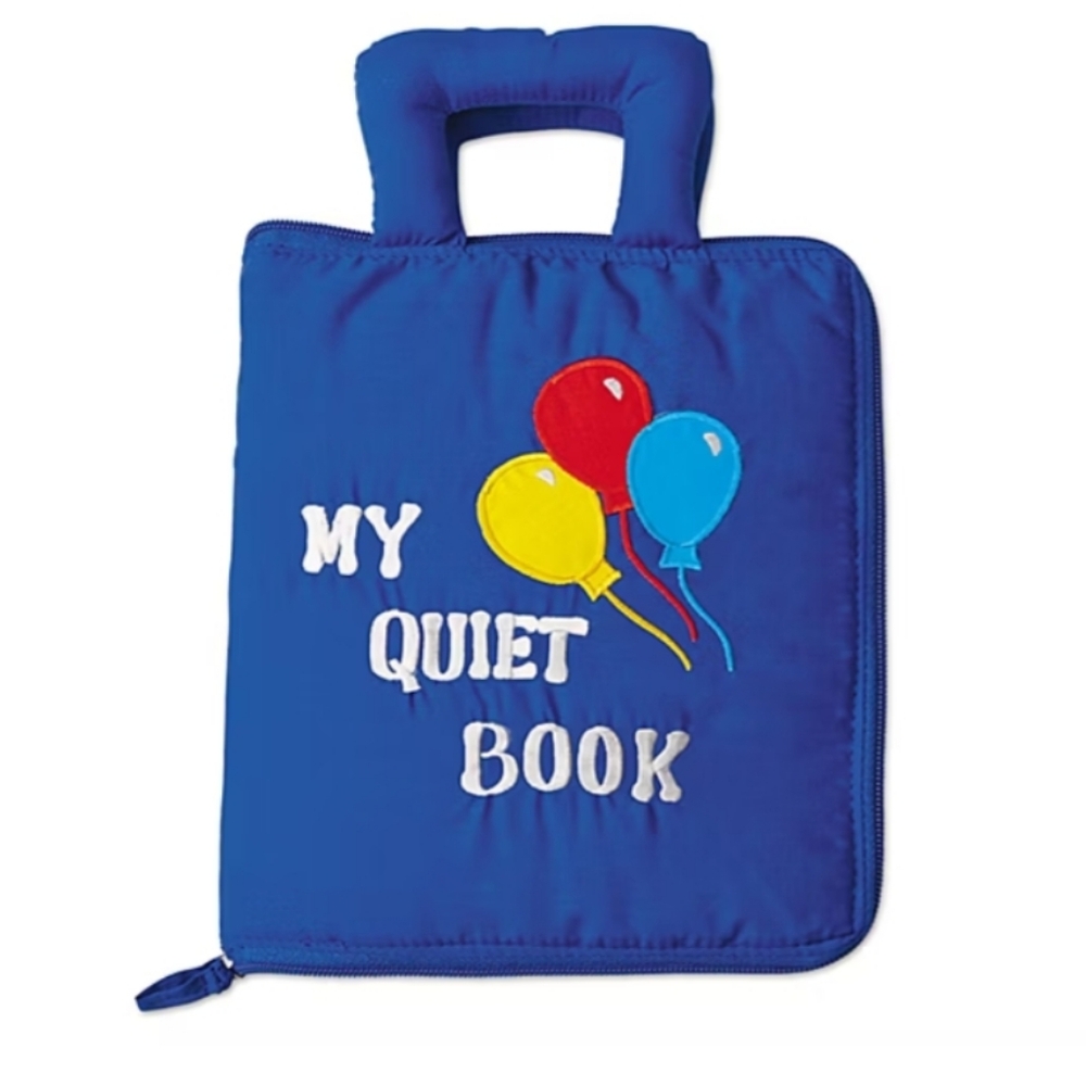 Lakeshore Blue Quiet Book for Kids - Picture 1 of 4